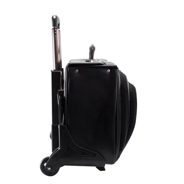 McKlein R Series SHERIDAN 84665 Leather Detachable Wheeled Catalog Case