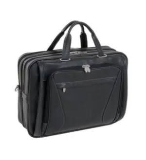 Mcklein S Series Irving Park Leather Double Compartment Laptop Case 15575