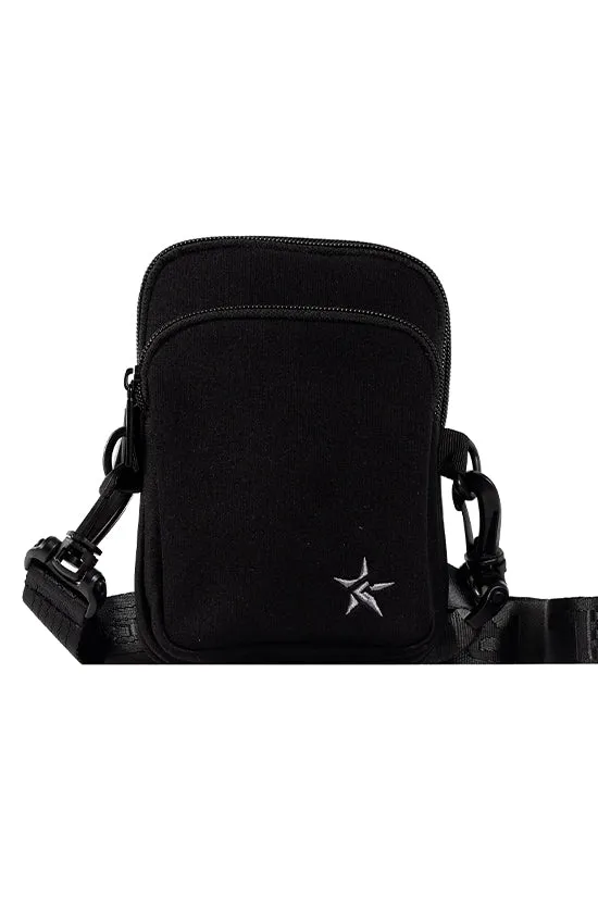 Neoprene in Black Rebel Phone Case Crossbody