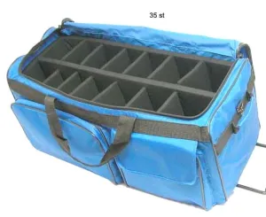 35-Inch Top-Loading Wheeled Shoe Sample Case by Netpack - Model 35-ST