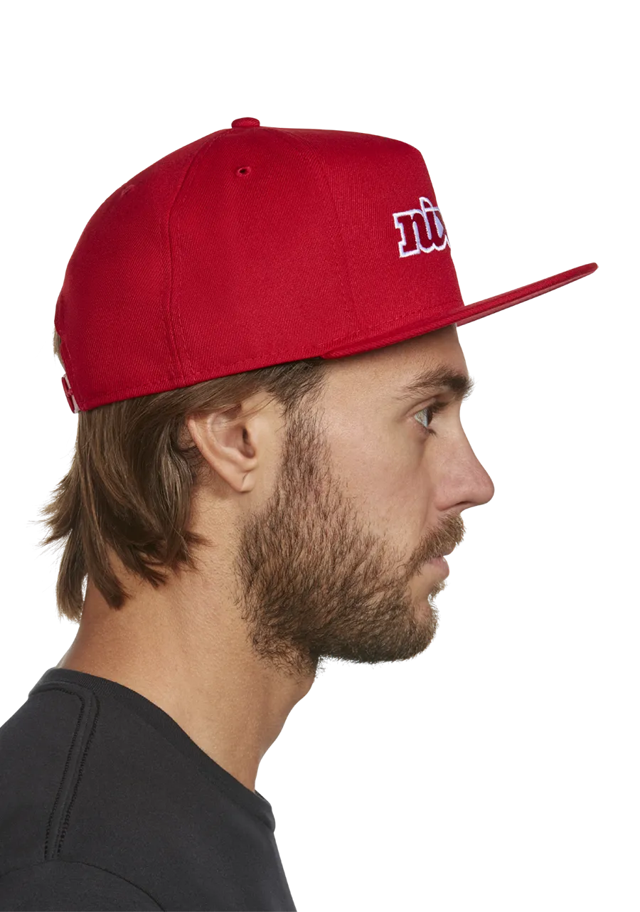 Ninetyeight Snapback Hat - Red