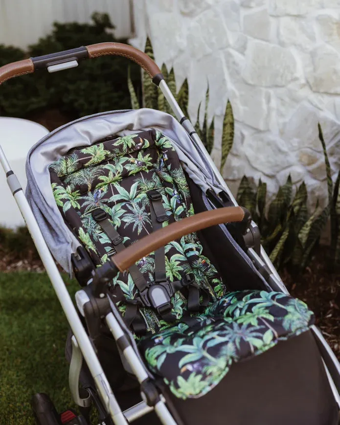 OiOi Reversible Pram Liner - Tropical