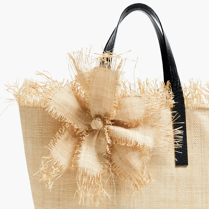 Pamela Munson La Fleur Tote - (black or white)