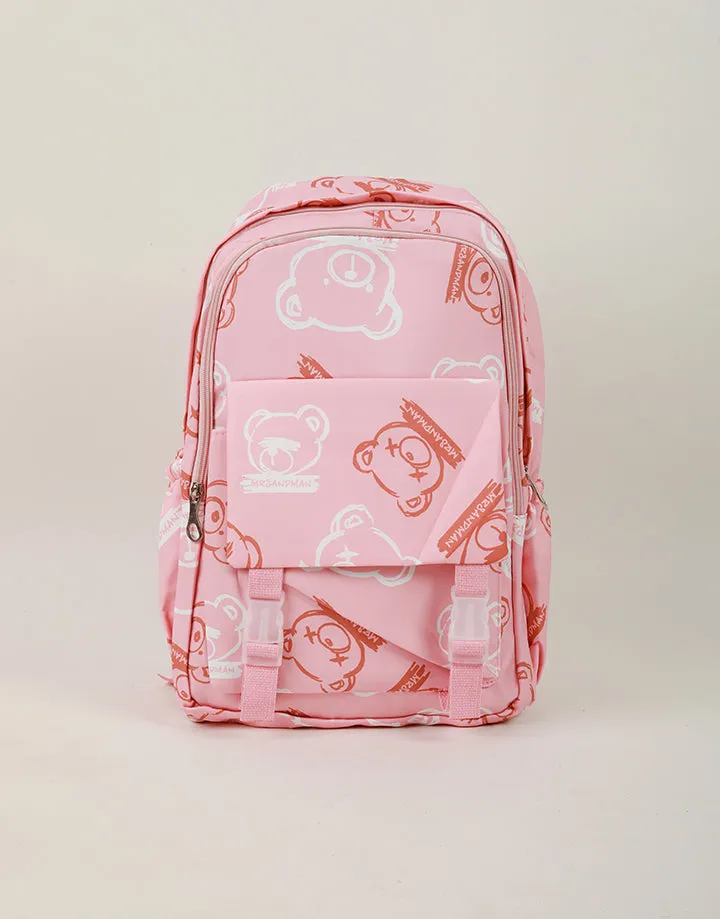 Printed Shoulder School Bag