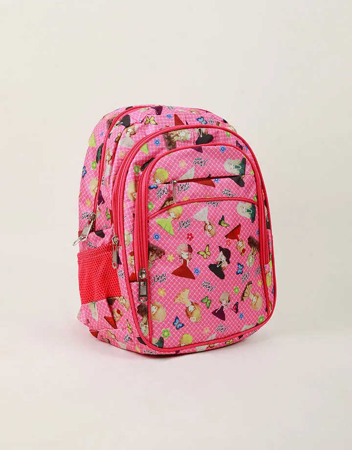 Printed Shoulder School Bag