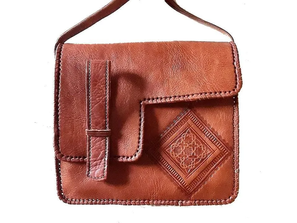 Riad Messenger Bag - Tan