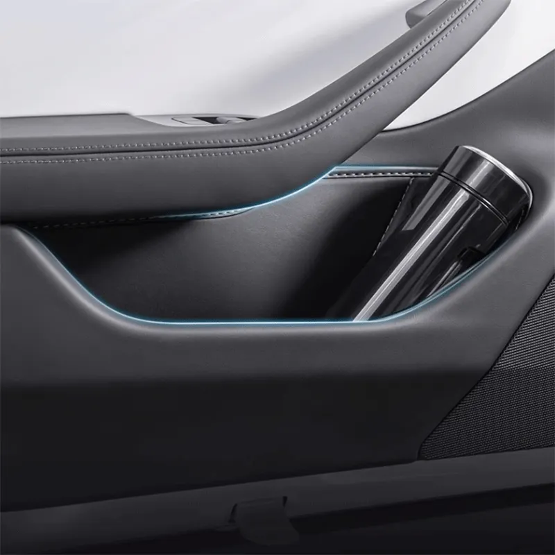 TAPTES® Leather Door Side Storage Bag Organizer for Tesla Model Y 2020-2023 2024